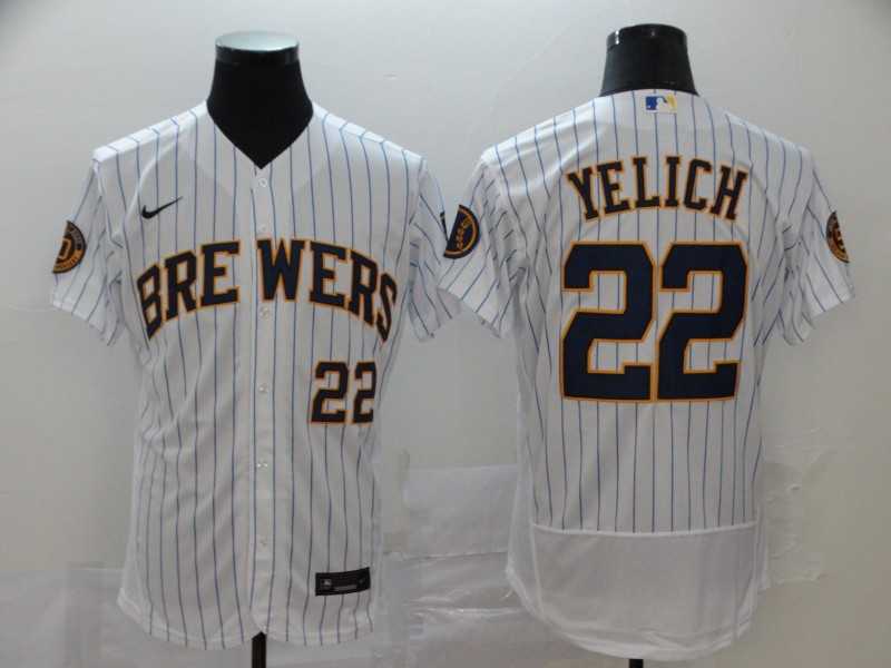 Brewers 22 Christian Yelich White Nike 2020 Flexbase Jersey,We sell and wholesale Brewers 22 Christian Yelich White Nike 2020 Flexbase Jersey on line form chian!